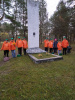 Уборка памятника